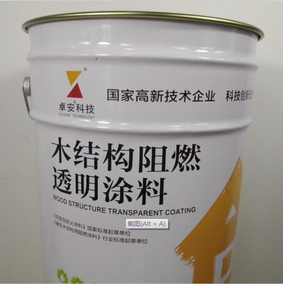 China De duurzame Zwellende Brand Beschermende Deklagen, 30 Minuten maken Vernis voor Houten Muren vuurvast leverancier